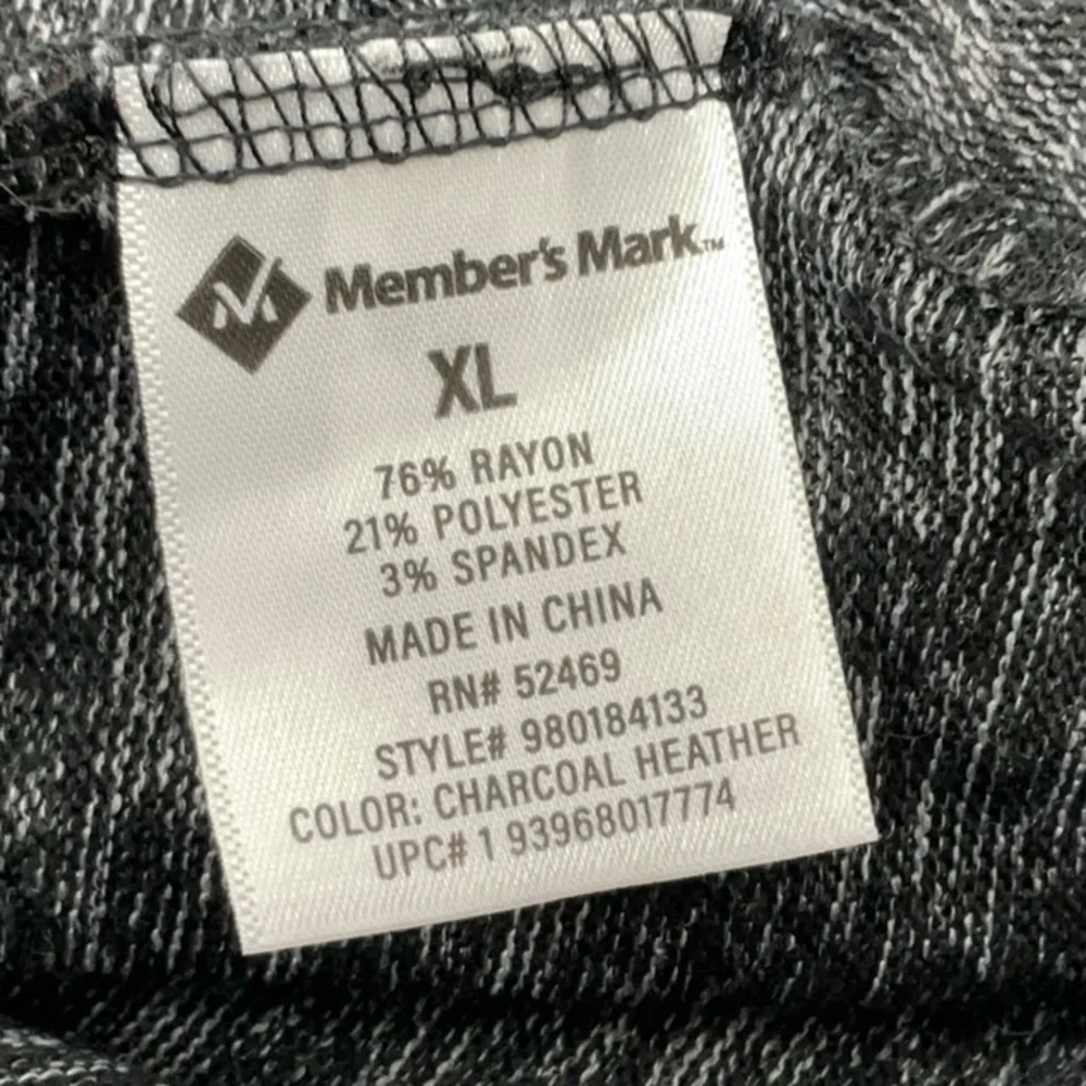 Member’s Mark ladies soft heather crew neck top, size XL - Picture 5 of 6